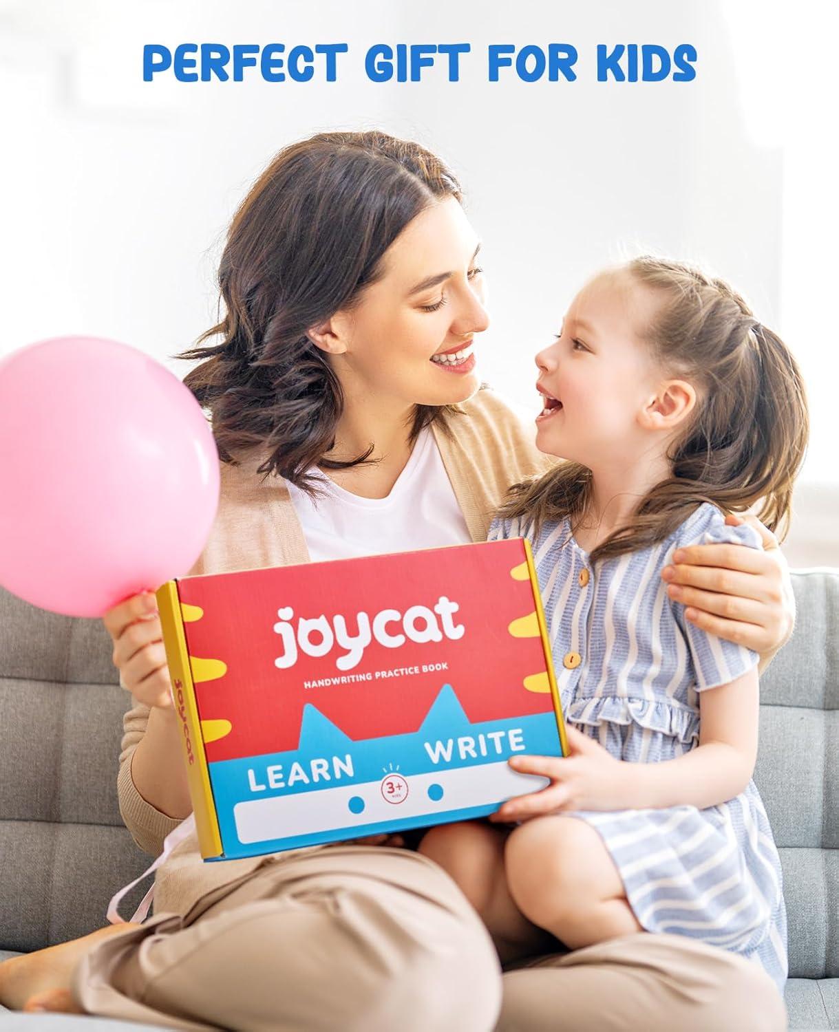 JoyCat Preschool Learning Activities Set (2-Pack) – Seek & Find Game Books and Letters Numbers Handwriting Practice Tracing Workbooks for Toddlers & Kids, Birthday Gifts for Girls and Boys Ages 3-5(1. Trace & Write)
