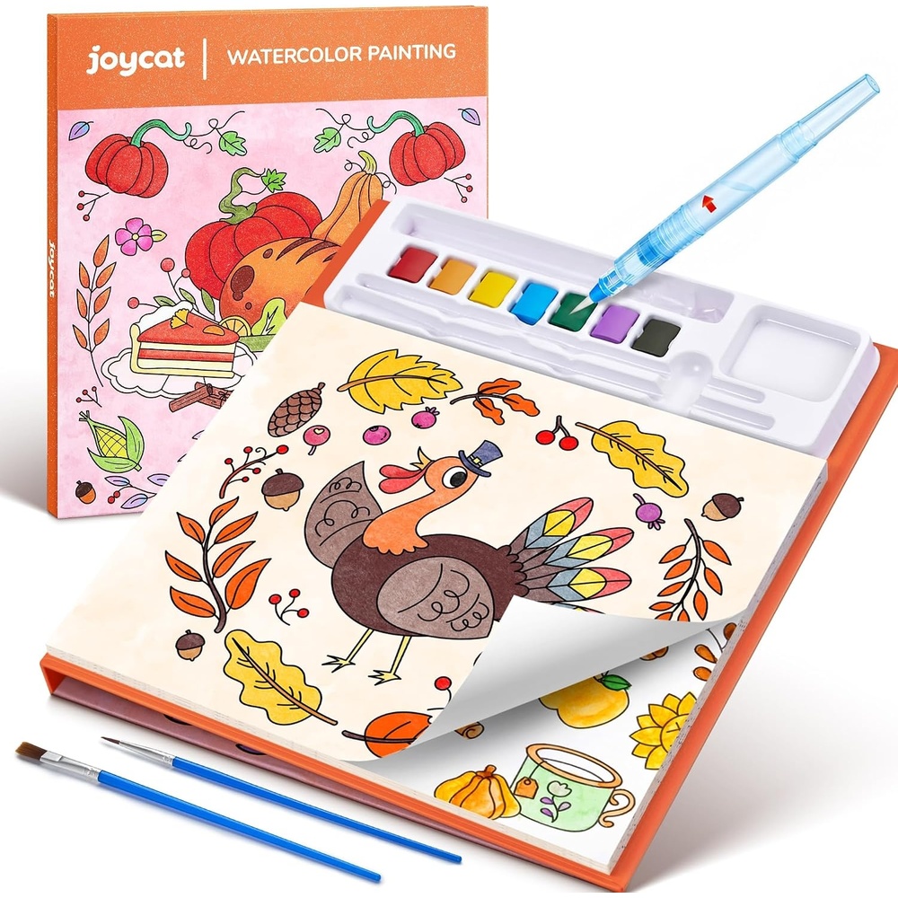 JoyCat Paint with Water Coloring Books for Toddlers (Thanksgiving)(Thanksgiving)