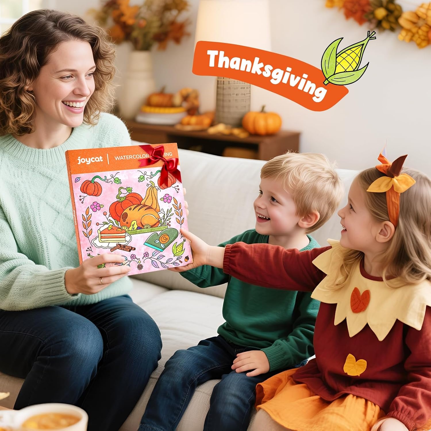 JoyCat Paint with Water Coloring Books for Toddlers (Thanksgiving)(Thanksgiving)