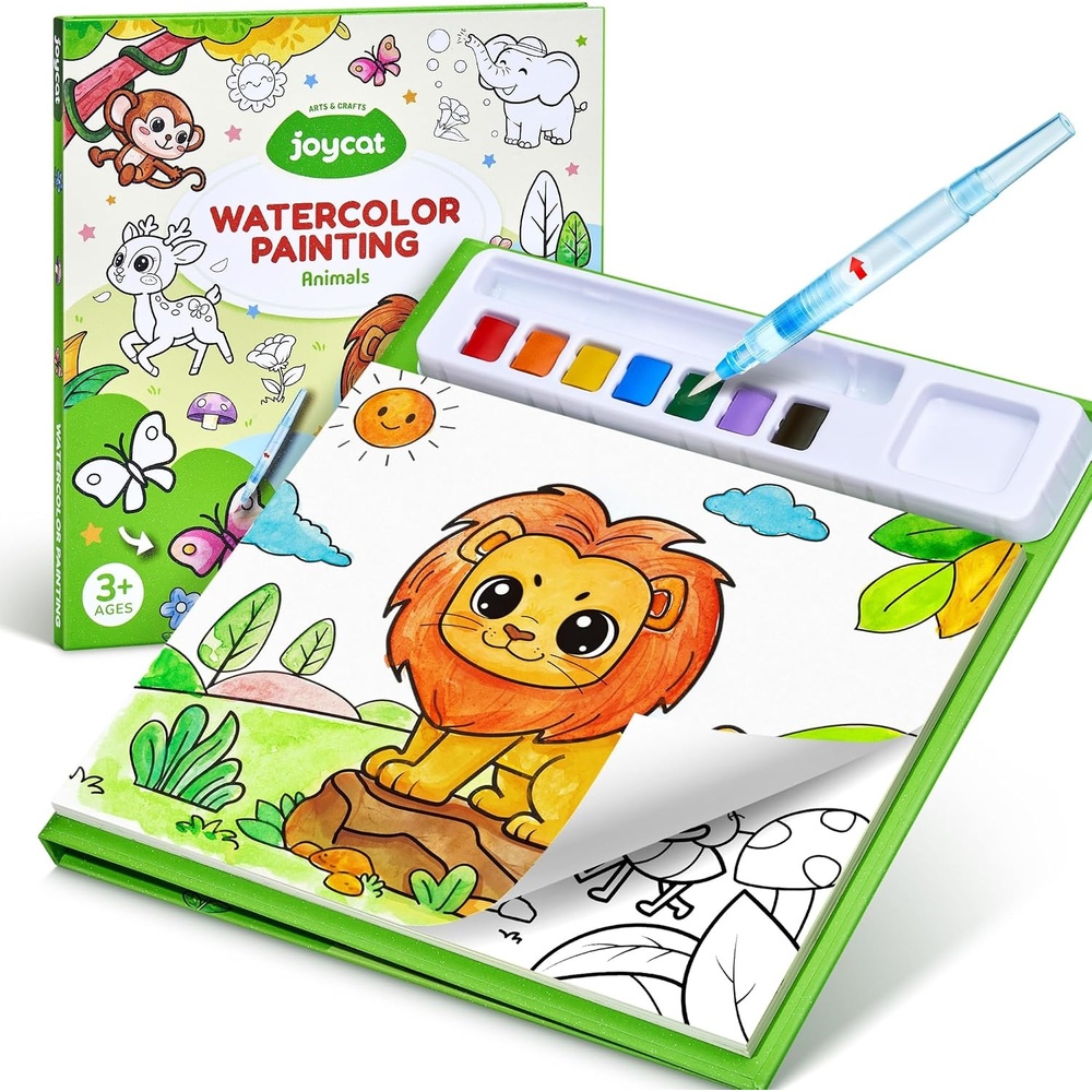 JoyCat Paint with Water Coloring Books for Toddlers (Princess)(Green)