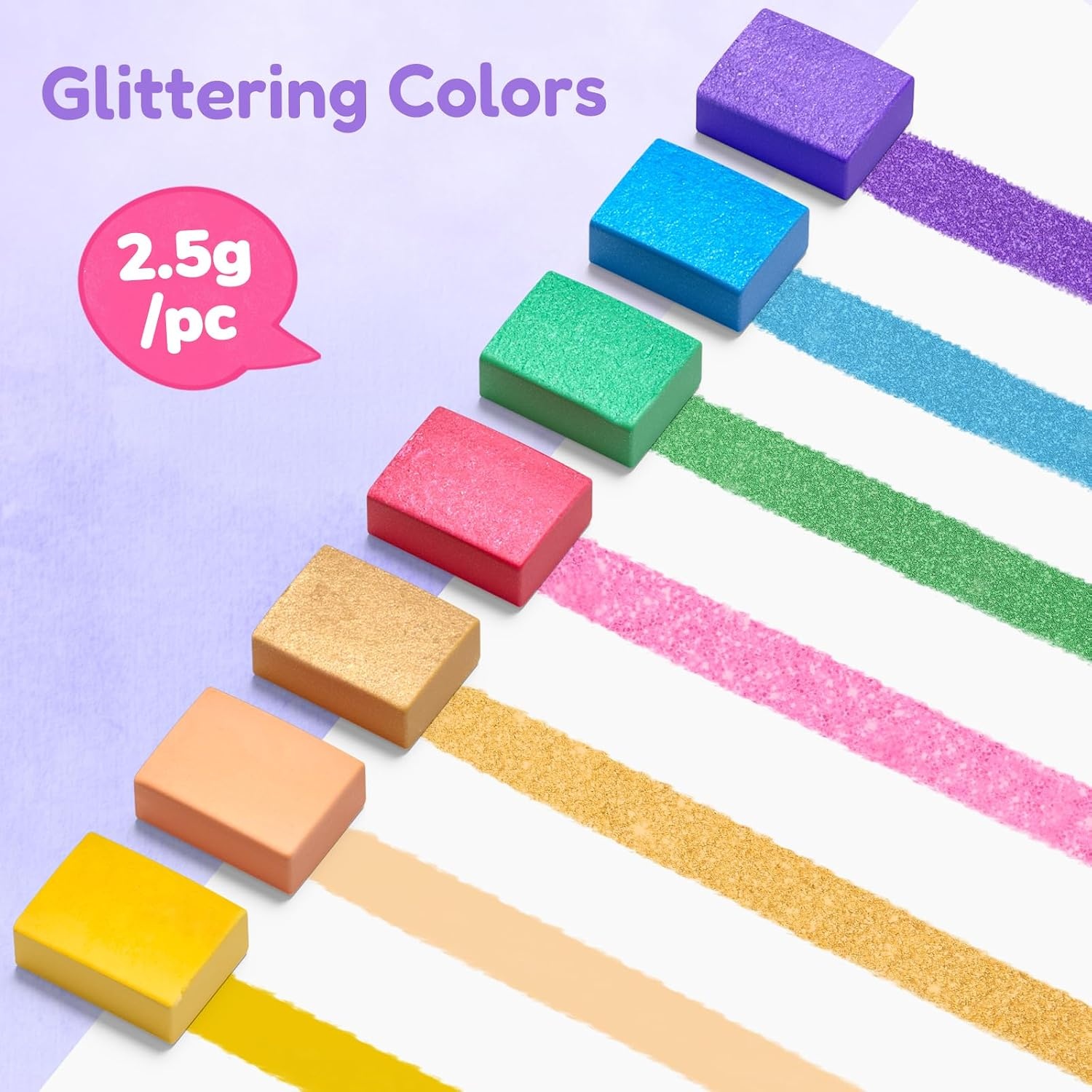 JoyCat Paint with Water Coloring Books for Toddlers (Princess)(Purple)