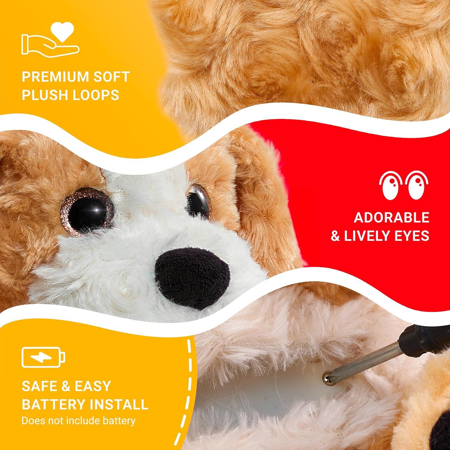 JoyCat Toddler Dinosaur Busy Book + Smart Interactive Puppy