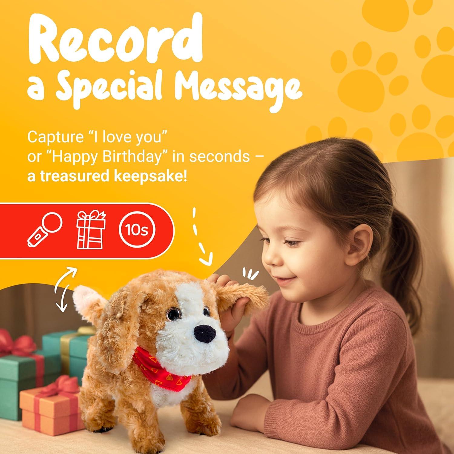 JoyCat Toddler Dinosaur Busy Book + Smart Interactive Puppy