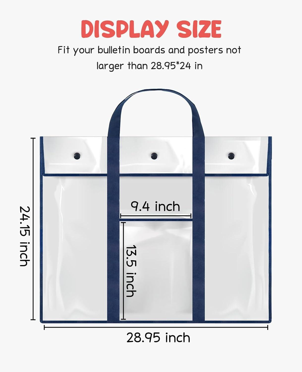 JoyCat Art Portfolio Binder 11×17 inches & Large Poster Storage Bag Bulletin Board Holder