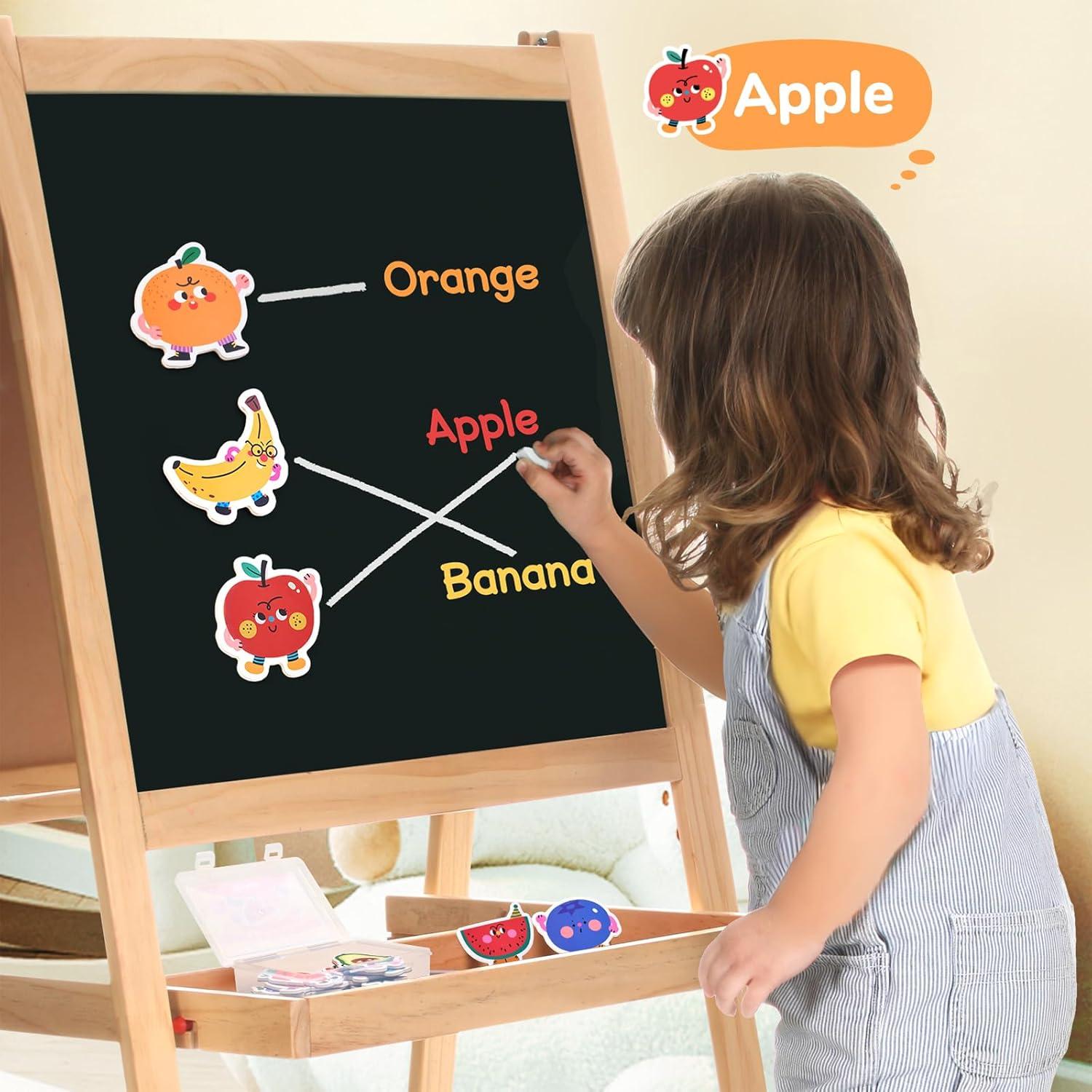 JoyCat Ocean Busy Book for Toddlers Wooden Fridge Magnets for Toddlers