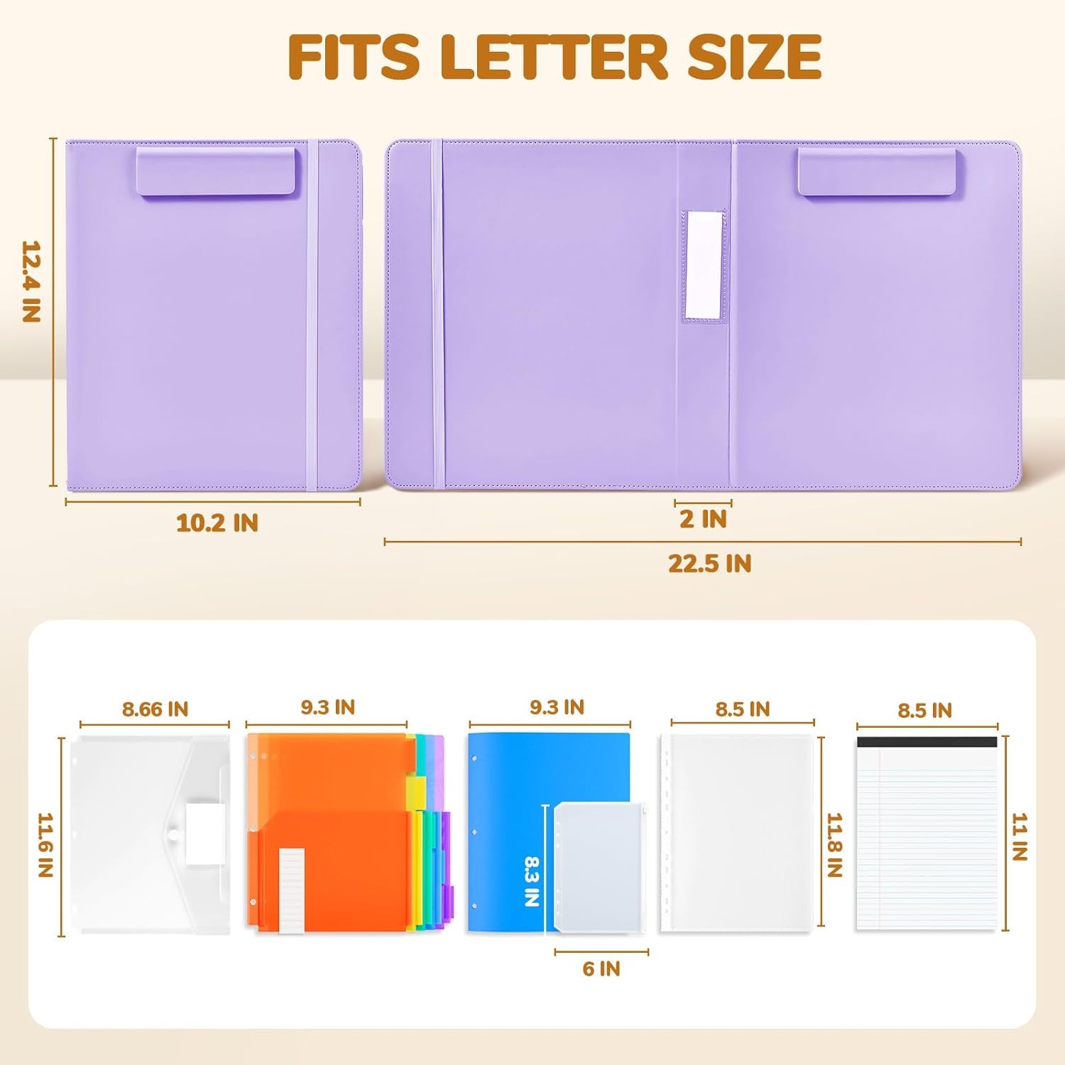 JoyCat 3 Ring Binder Purple Clipboard + A5 Pink Academic Planner 2026-2027, July 2026 – June 2027, 6.3″ x 8.5″ Weekly & Monthly Planner