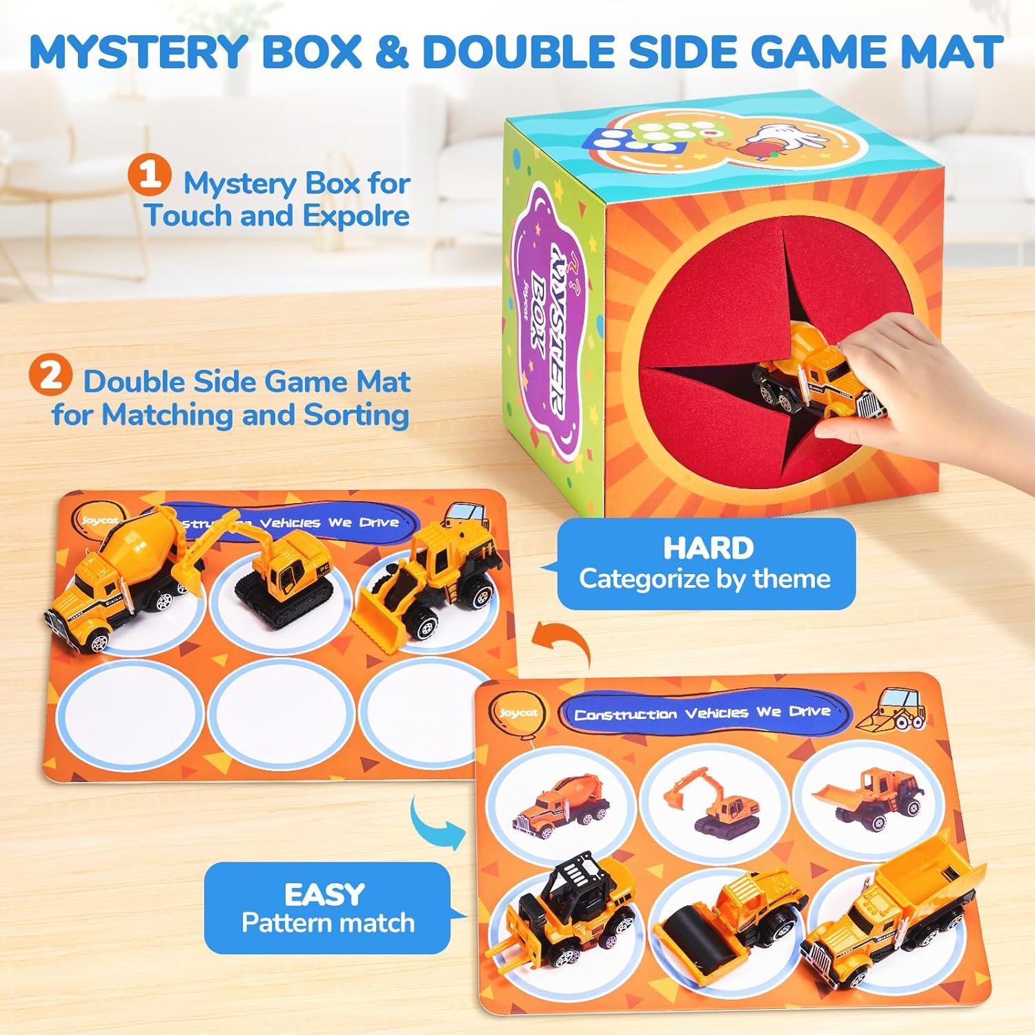 JoyCat Mystery Soft Box Sorting Toys with Mystery Play Box for Toddlers 3-5