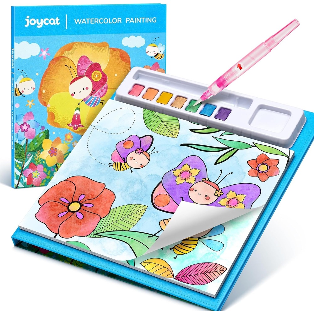 JoyCat Paint with Water Coloring Books for Toddlers (Bugs & Blossoms)(Bugs & Blossoms)