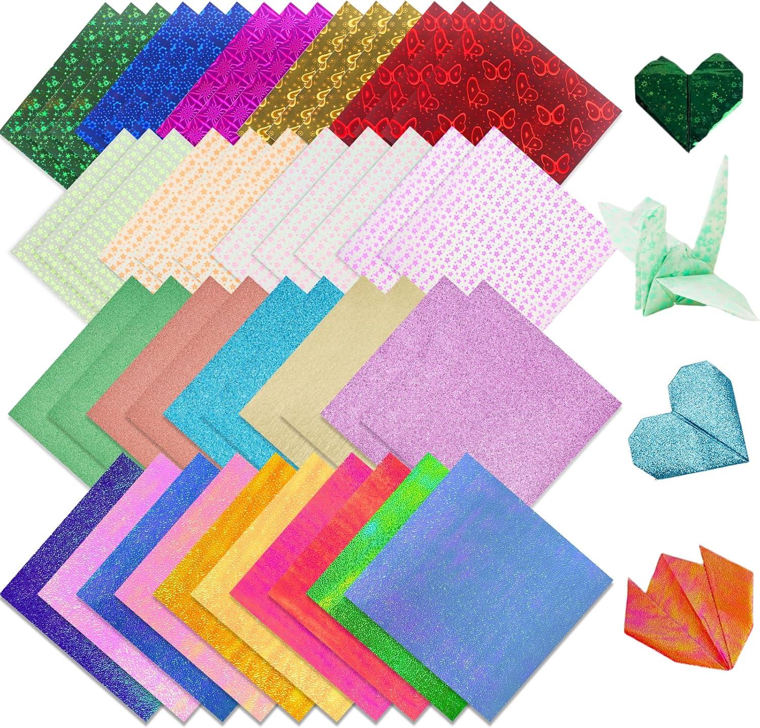 Dreamy Fantasy Origami Paper – 50 Sheets 6×6 Inches – Double-Sided Ethereal Patterns for Magic, Mythical & Celestial Crafts – for Adults, Kids & Artists, Ideal for Scrapbooking.(Quirky Paper Series)