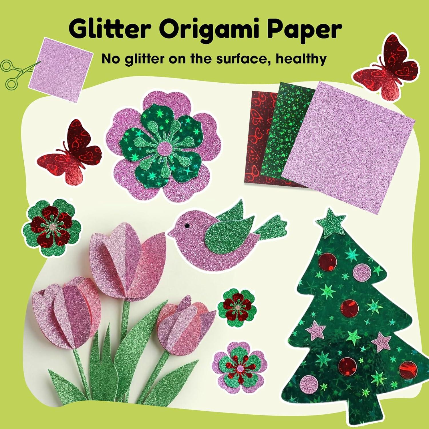 Dreamy Fantasy Origami Paper – 50 Sheets 6×6 Inches – Double-Sided Ethereal Patterns for Magic, Mythical & Celestial Crafts – for Adults, Kids & Artists, Ideal for Scrapbooking.(Quirky Paper Series)