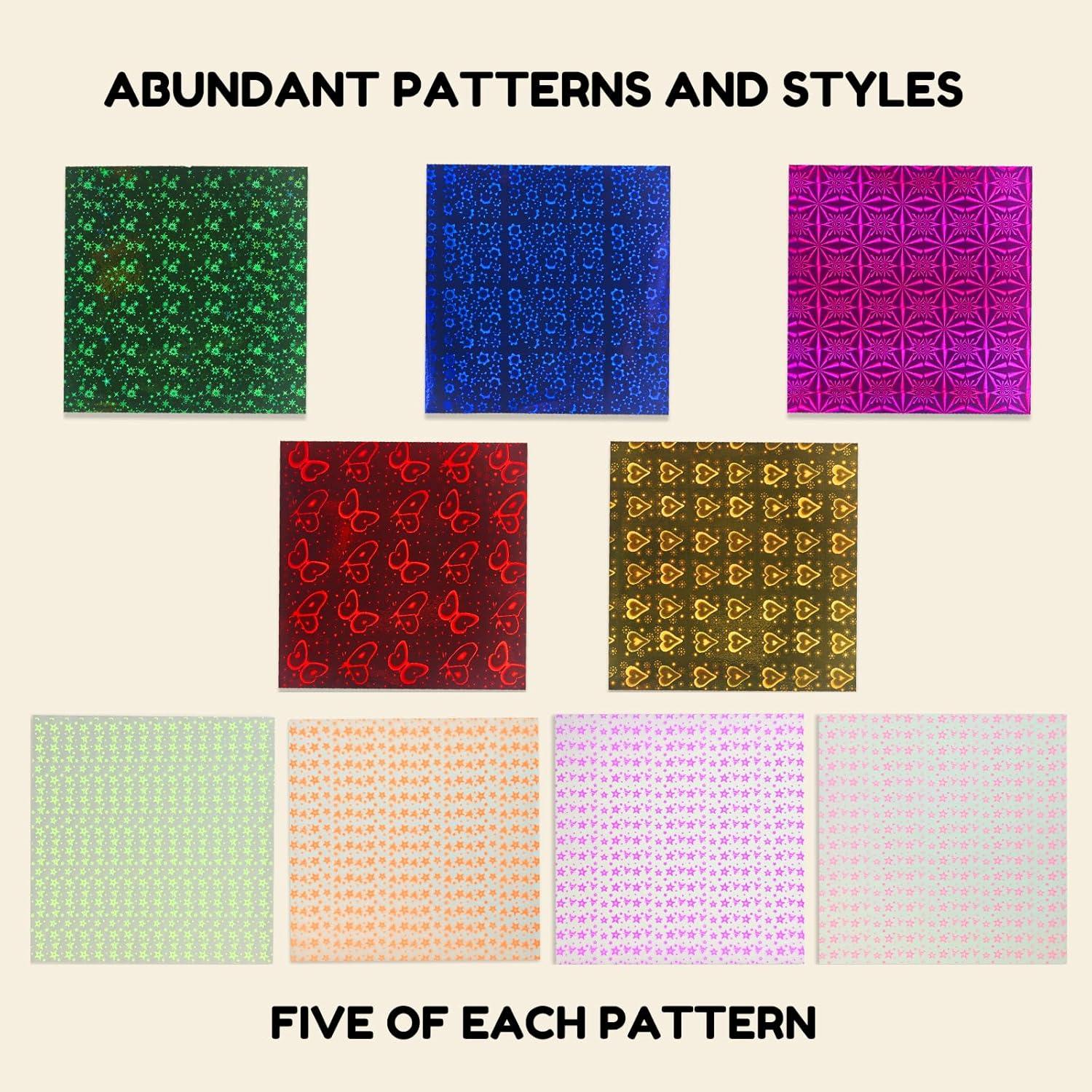 Dreamy Fantasy Origami Paper – 50 Sheets 6×6 Inches – Double-Sided Ethereal Patterns for Magic, Mythical & Celestial Crafts – for Adults, Kids & Artists, Ideal for Scrapbooking.(Quirky Paper Series)