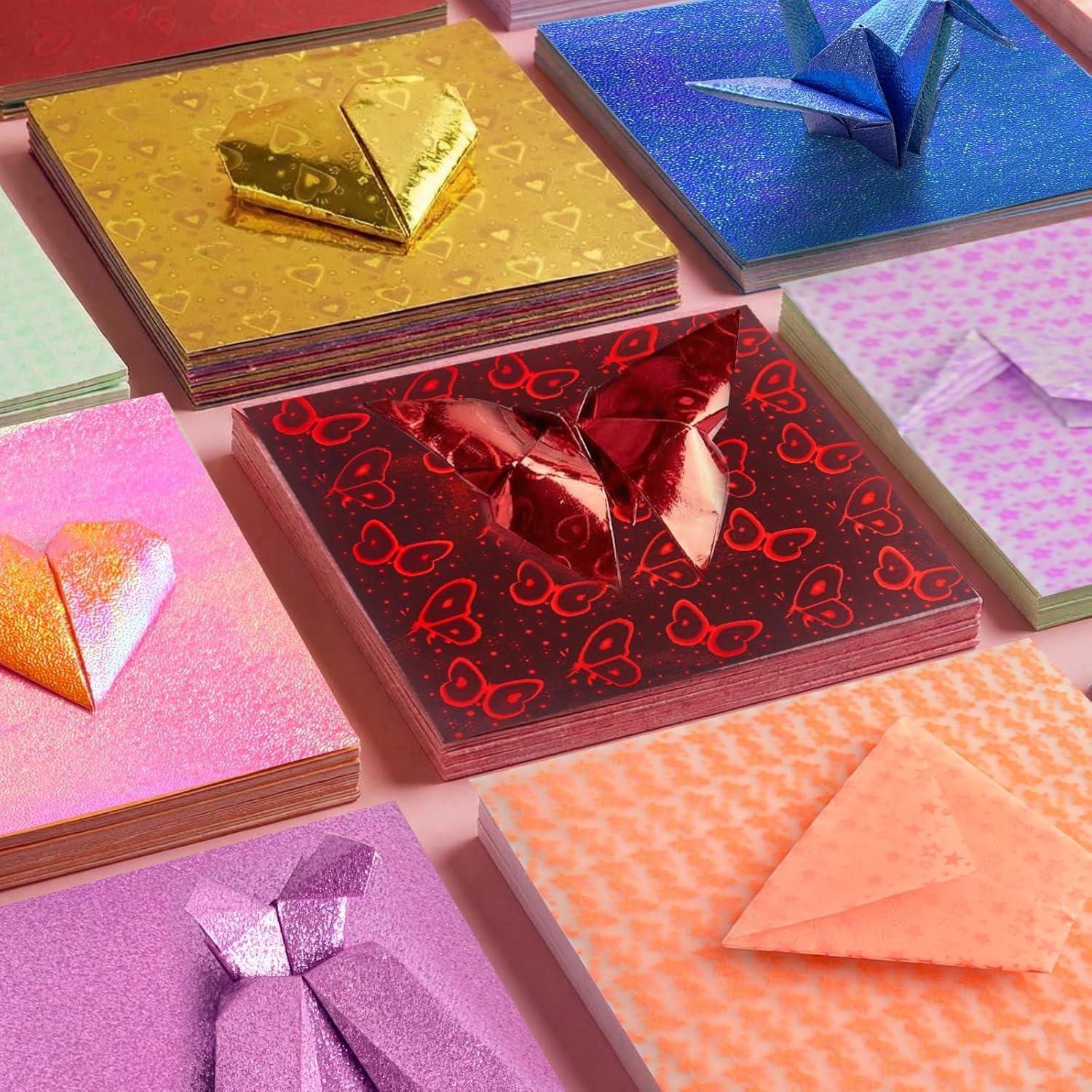 Dreamy Fantasy Origami Paper – 50 Sheets 6×6 Inches – Double-Sided Ethereal Patterns for Magic, Mythical & Celestial Crafts – for Adults, Kids & Artists, Ideal for Scrapbooking.(Quirky Paper Series)