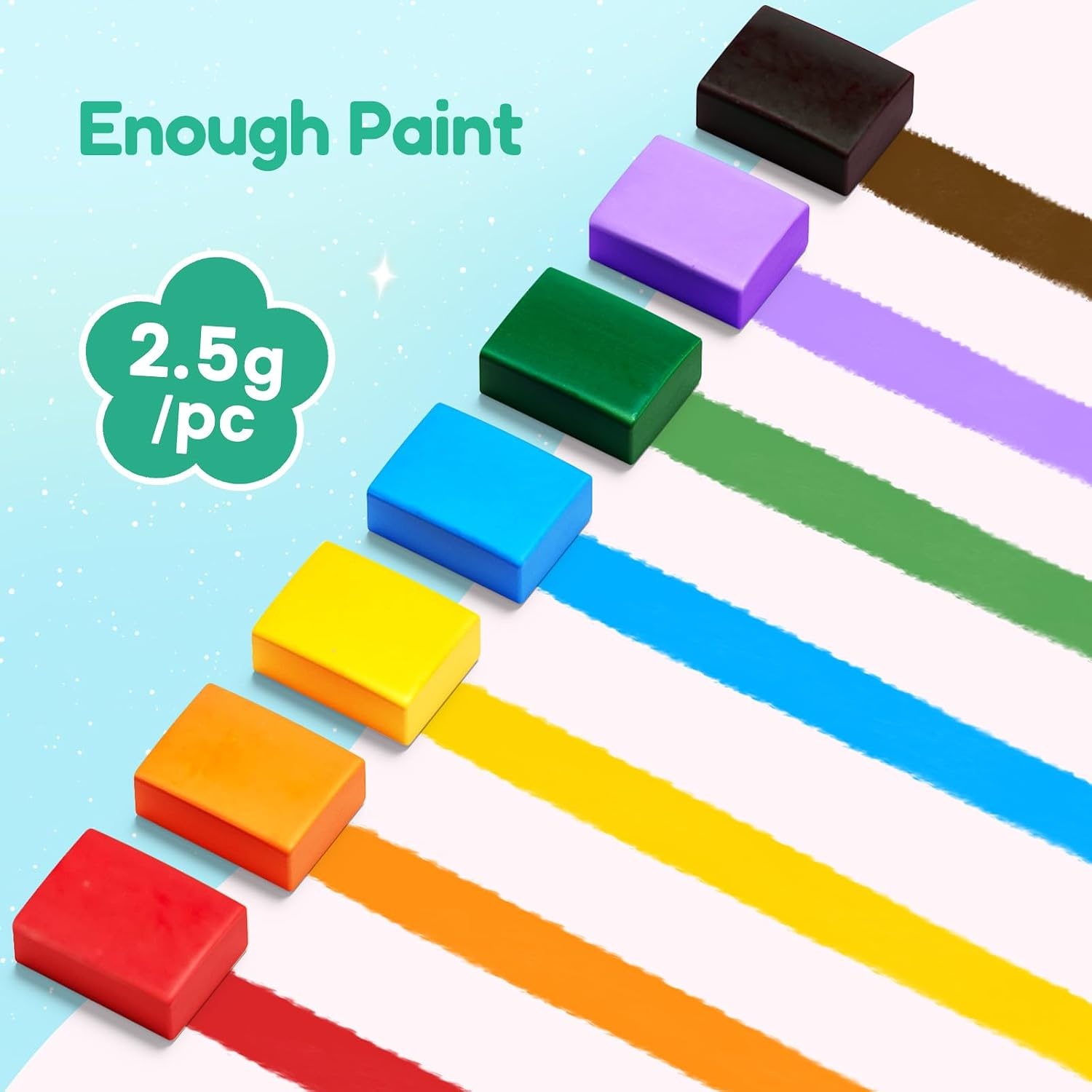 JoyCat Paint with Water Coloring Books & Shimmer Art (Fairy)(Green)