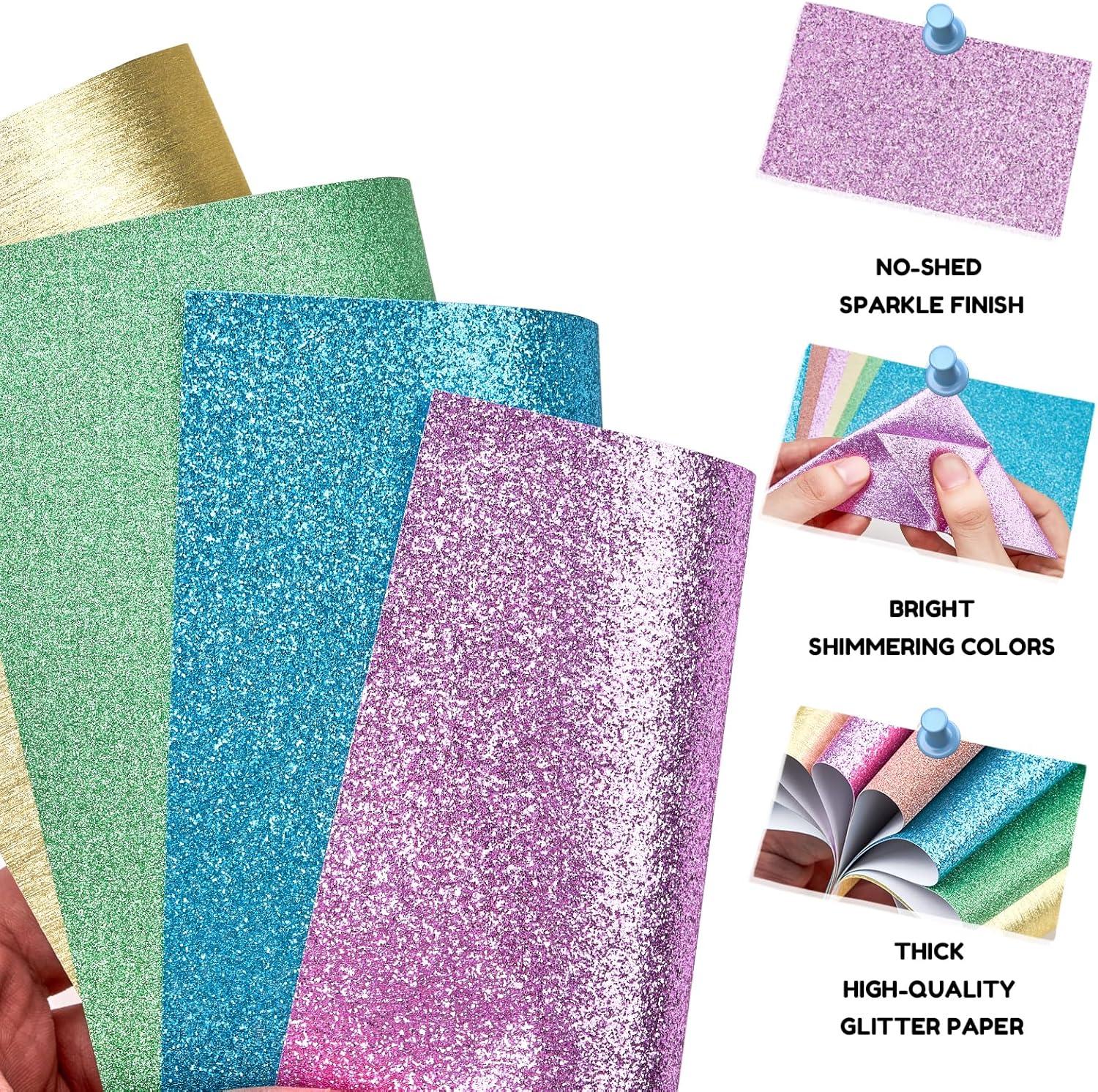 Dreamy Fantasy Origami Paper – 50 Sheets 6×6 Inches – Double-Sided Ethereal Patterns for Magic, Mythical & Celestial Crafts – for Adults, Kids & Artists, Ideal for Scrapbooking.(Shining Series-Pastel Color)