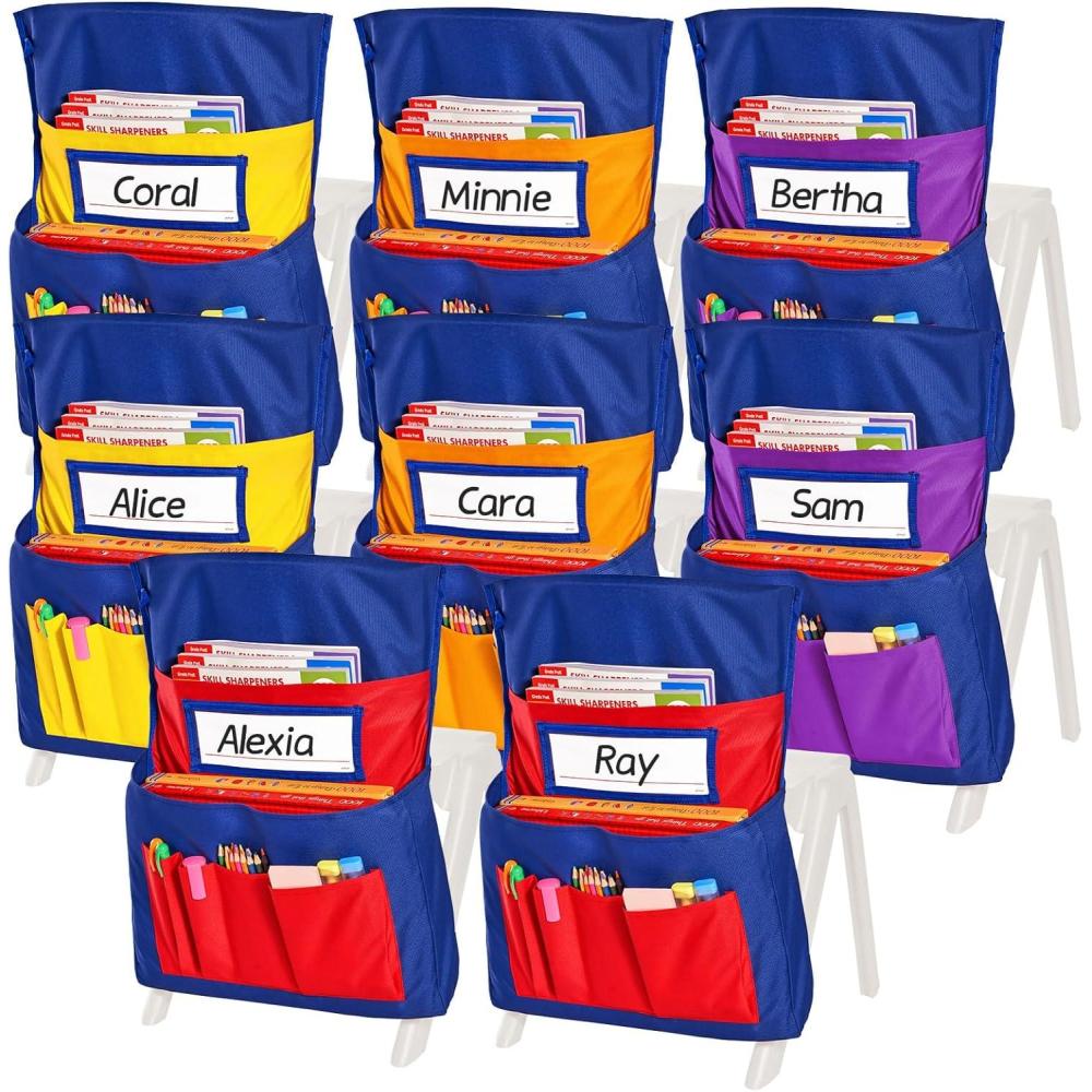 Joycat Chair Pockets (8, Colorful)(Colorful)