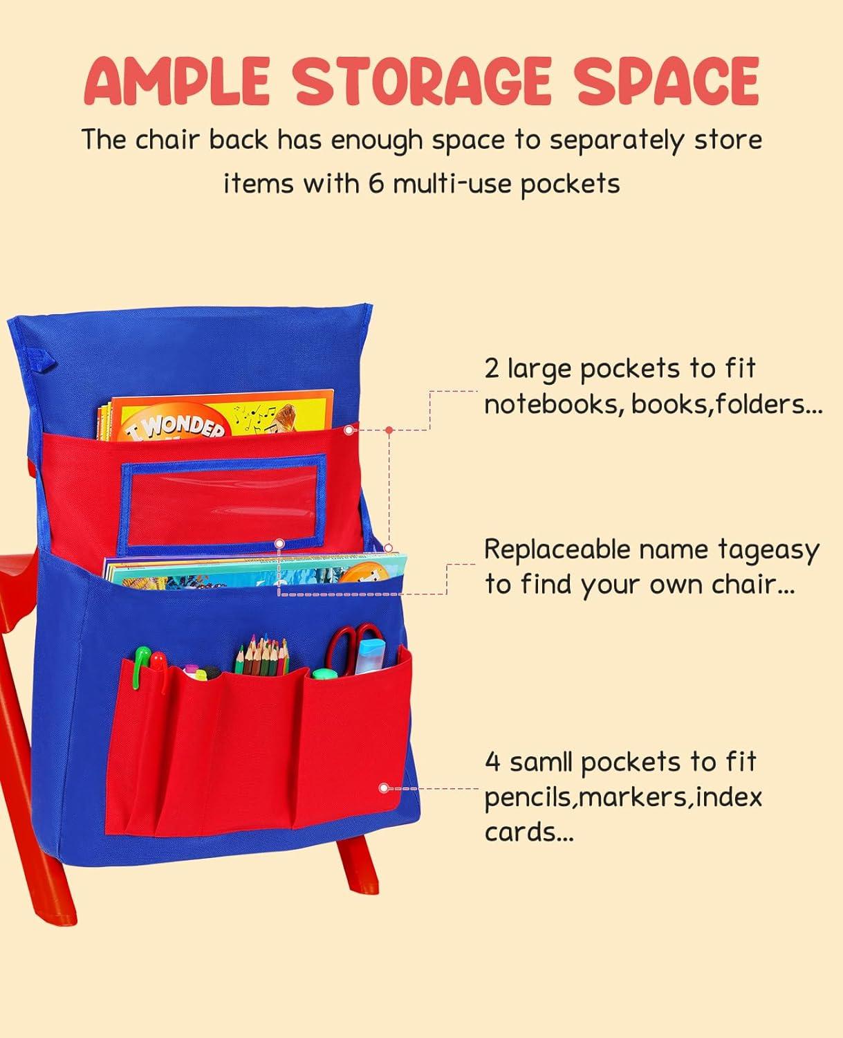 Joycat Chair Pockets (8, Colorful)(Colorful)