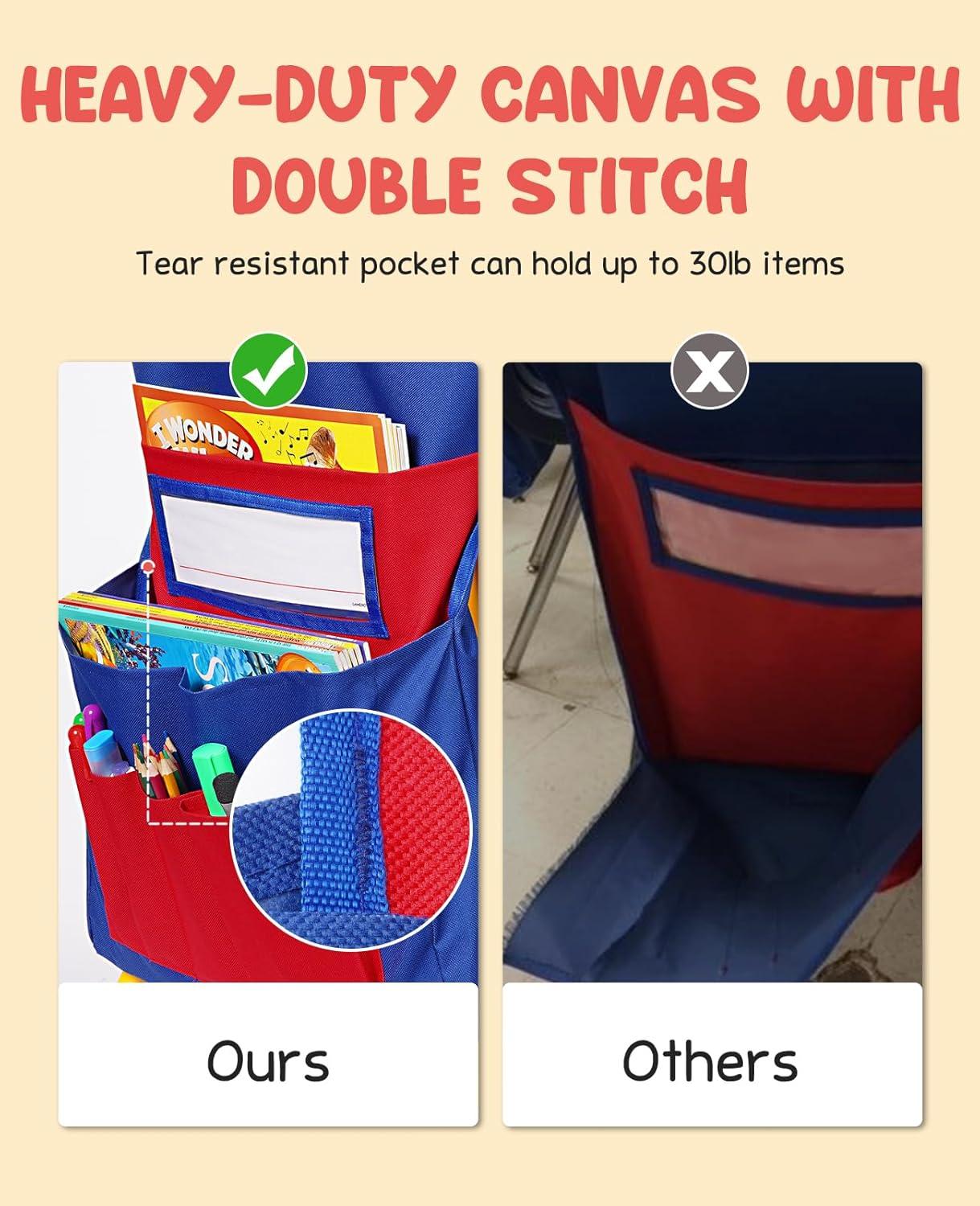 Joycat Chair Pockets (8, Colorful)(Colorful)