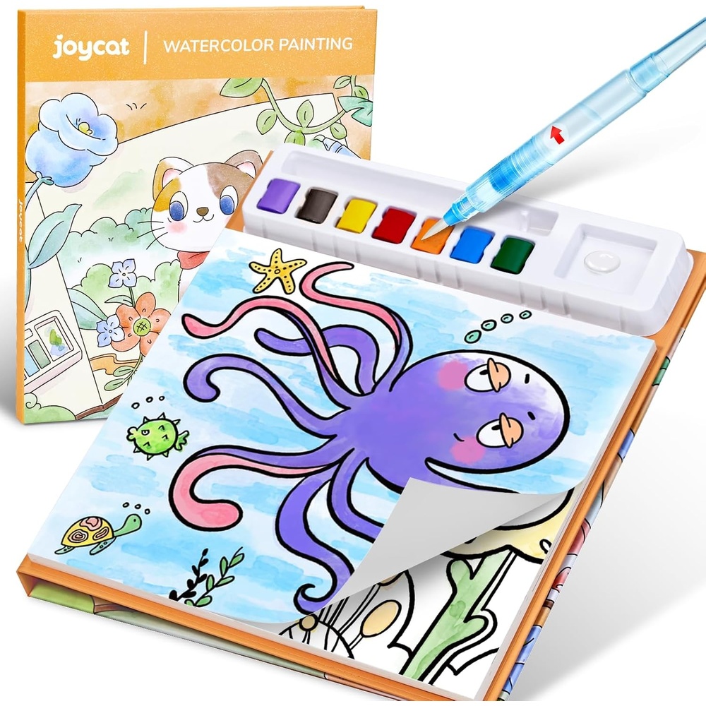 JoyCat Paint with Water Coloring Books for Toddlers (Thanksgiving)(Common Knowledge)