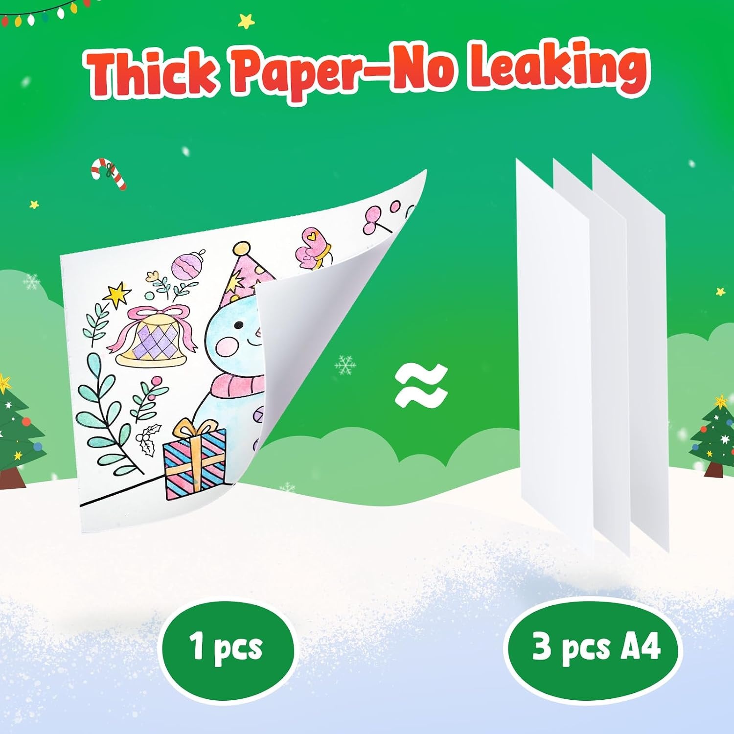 JoyCat Paint with Water Coloring Books for Toddlers (Thanksgiving)(Christmas)
