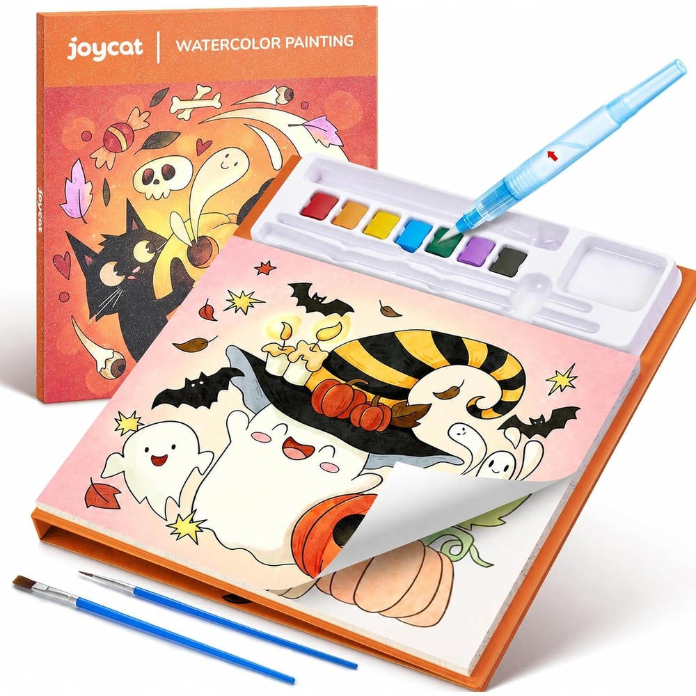 JoyCat Paint with Water Coloring Books for Toddlers (Thanksgiving)(Halloween)