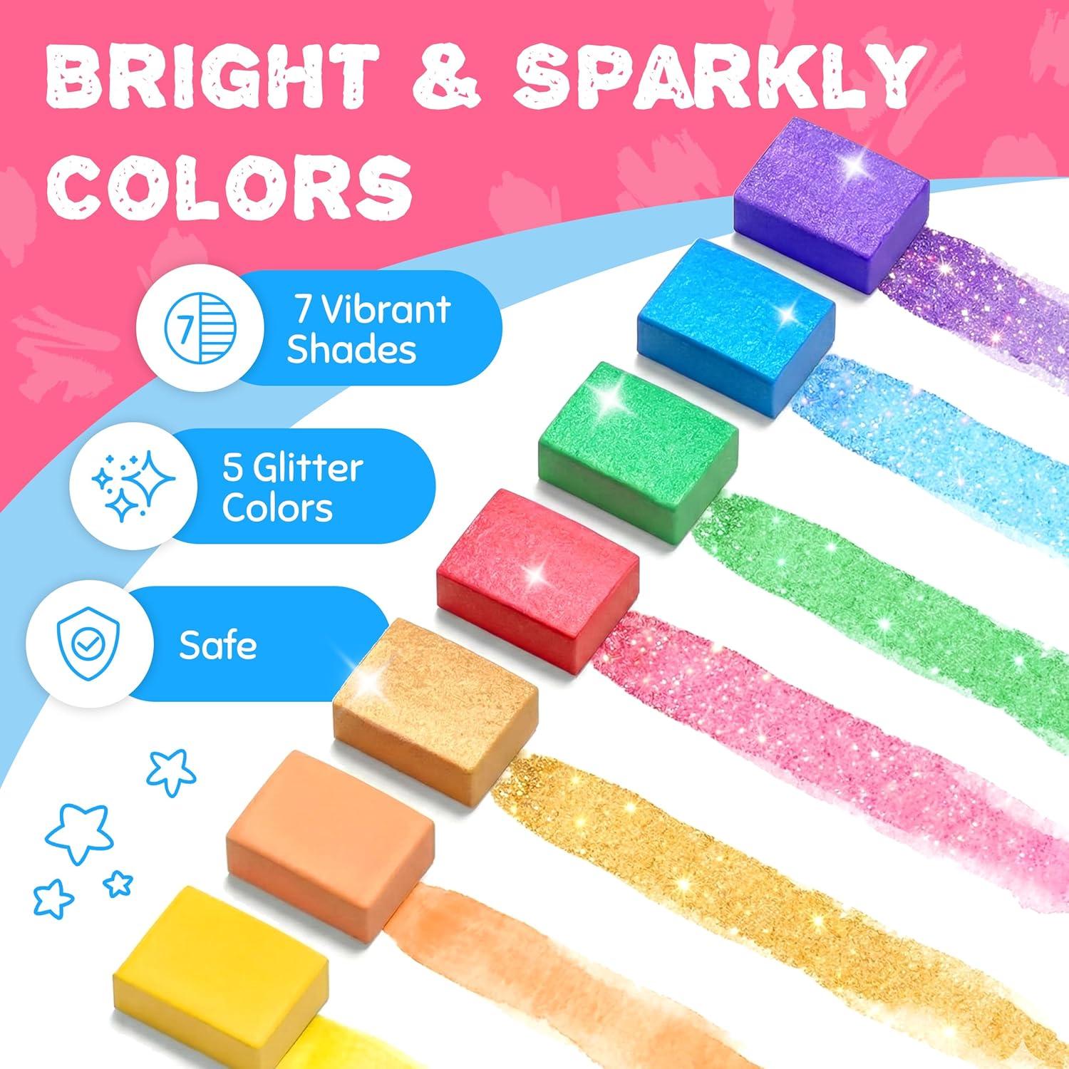 JoyCat Find & Color Paint with Water Coloring Books for Toddlers, Educational Seek and Find, No Mess Art & Craft Toy, Fun Learning Activity for Kids Ages 3-5 4-8, Gift for Girls Boys (Fashion Dress-up)(Magical Pony)