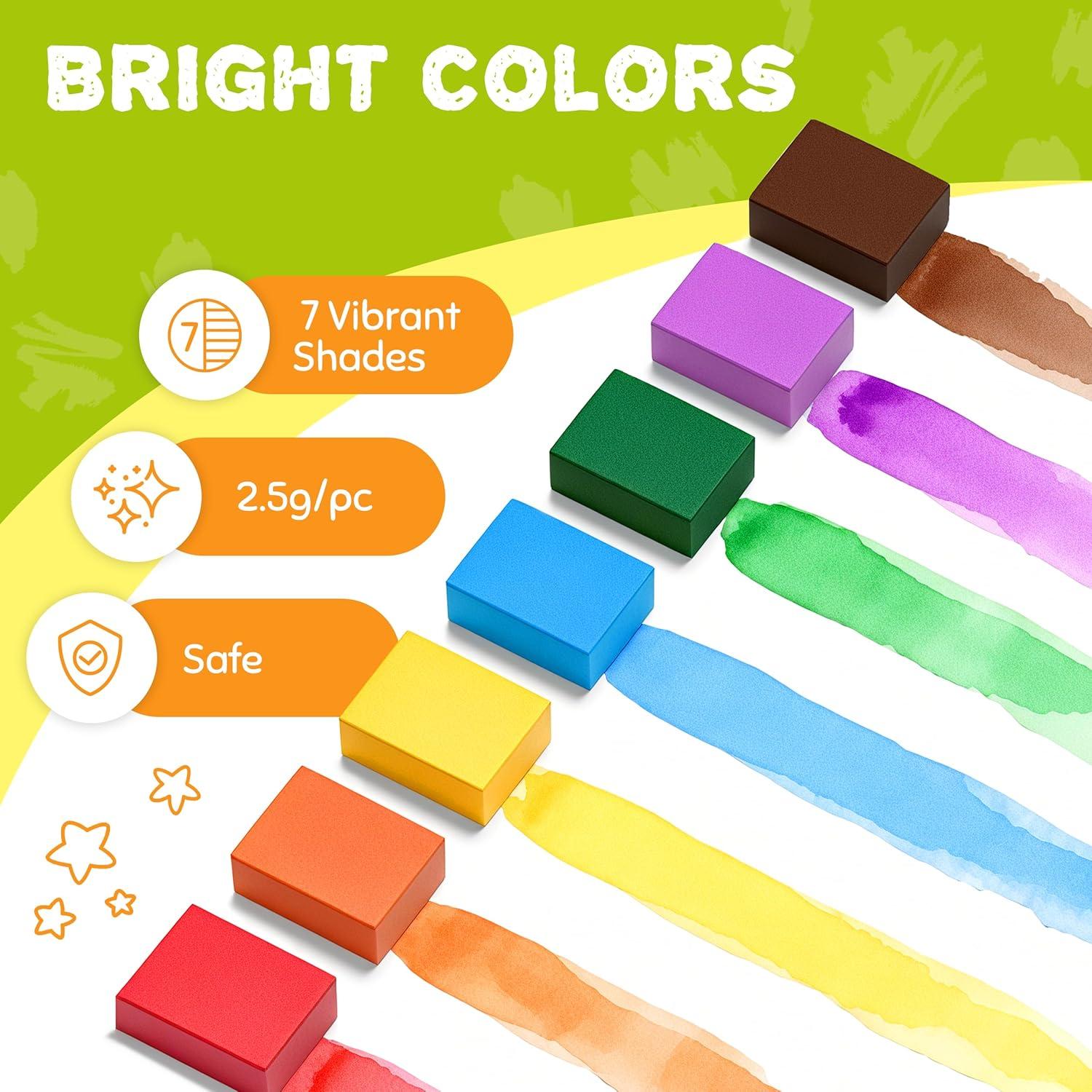 JoyCat Find & Color Paint with Water Coloring Books for Toddlers, Educational Seek and Find, No Mess Art & Craft Toy, Fun Learning Activity for Kids Ages 3-5 4-8, Gift for Girls Boys (Fashion Dress-up)(Animals)