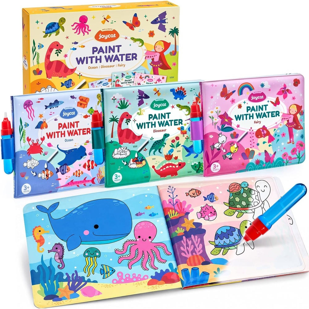 JoyCat Paint with Water Coloring Book for Toddlers, Reusable (Fairy)(1)