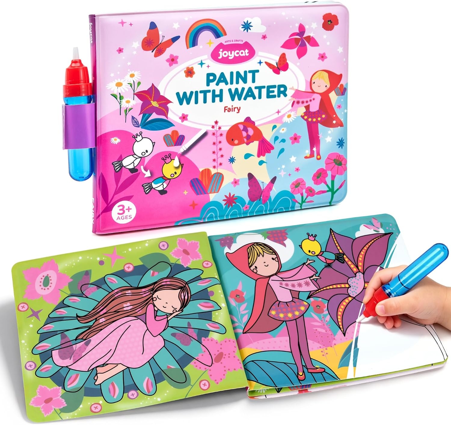 JoyCat Paint with Water Coloring Book for Toddlers, Reusable (Fairy)(1)