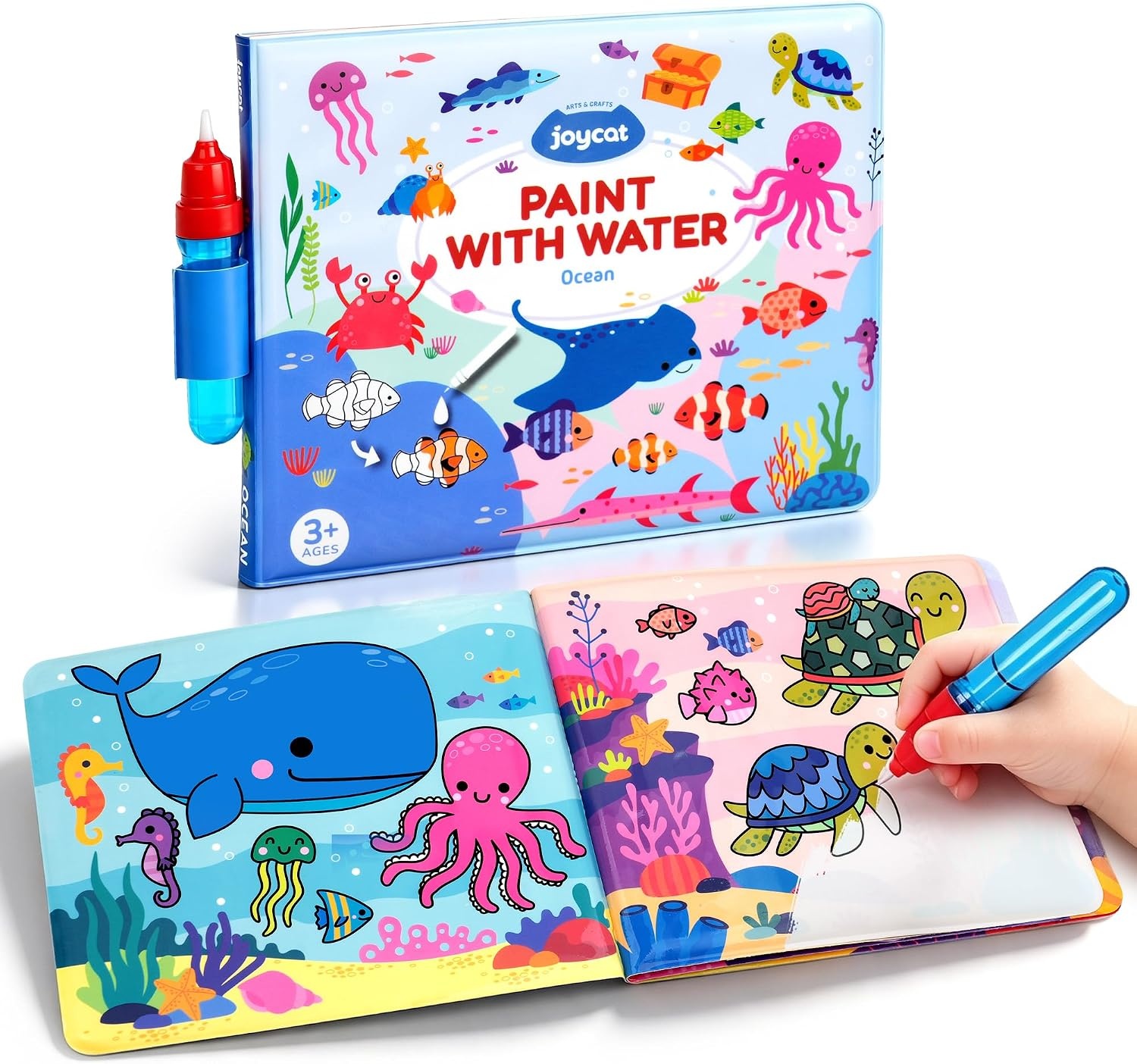 JoyCat Paint with Water Coloring Book for Toddlers, Reusable (Fairy)(1)